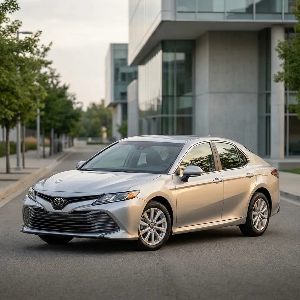 Toyota Camry economic taxi sedan for city travel in Jeddah